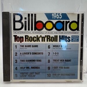 Billboard Top Rock n Roll Hits 1965 CD Compilation Rhino Records R2 70626